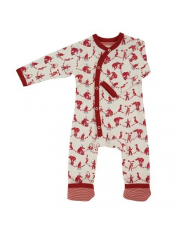 Pyjama cirque rouge 0-5 mois