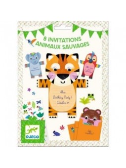 Invitations - Animaux sauvages