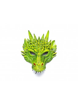 Masque de dragon vert