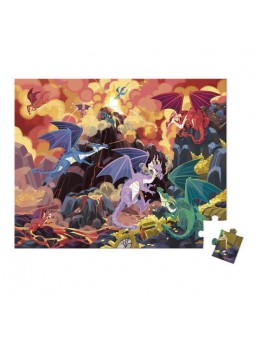 Puzzle 54 pcs Terre de dragons