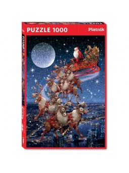 Puzzle 1000 pcs Le traineau...
