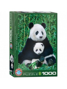 Puzzle 1000 pcs - Panda et...