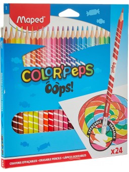 24 crayons de couleur...