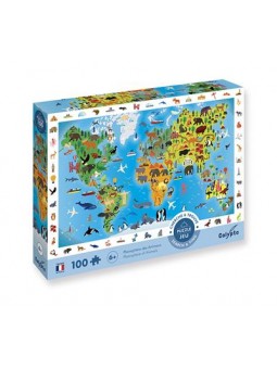 Puzzle 100 pcs Cherche et...