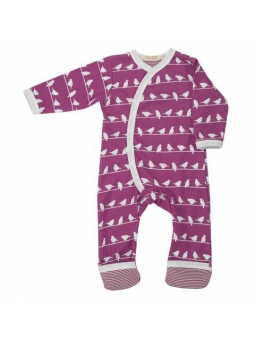 Pyjama oiseau framboise 0-5...