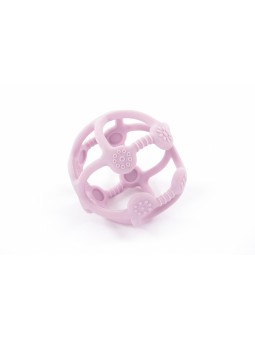 Balle en silicone rose pastel