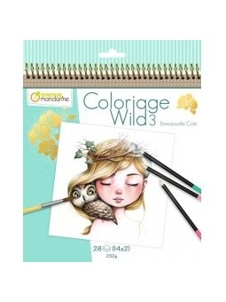 Carnet de coloriage Wild 3