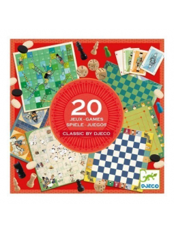 Boîte de 20 jeux classiques