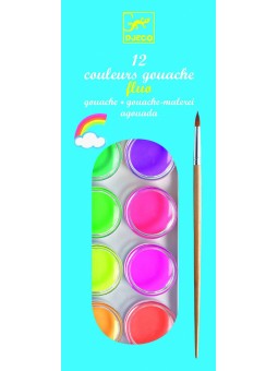 Pastilles de gouaches (12)...