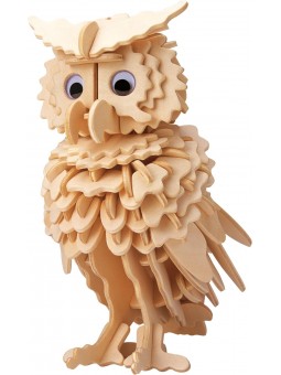 Hibou en bois à construire