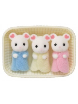 Les triplés souris marshmallow