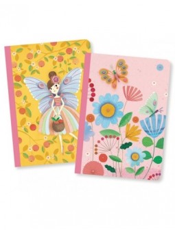 Duo de carnets A6 - Rose