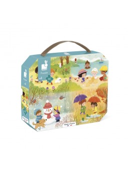 Puzzle 36 pcs Les saisons