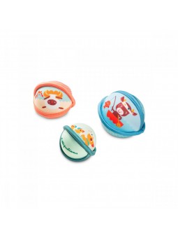 Set de 3 balles de bain Ferme