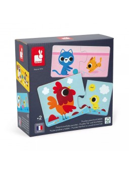 Puzzle 2pcs Parents et...