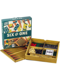 Coffret multi-jeux six en un