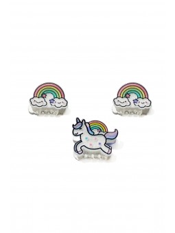 Pince à cheveux Licorne 3 pcs