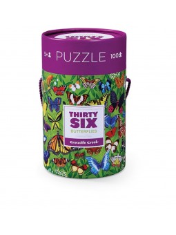 Puzzle Tube 100pcs - Papillons