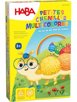 Petites chenilles multicolores