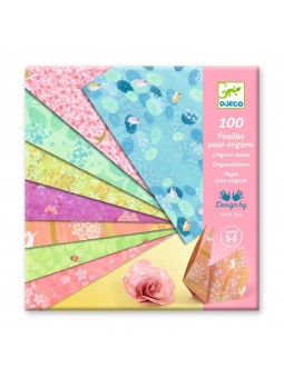 100 feuilles pour origami Haru